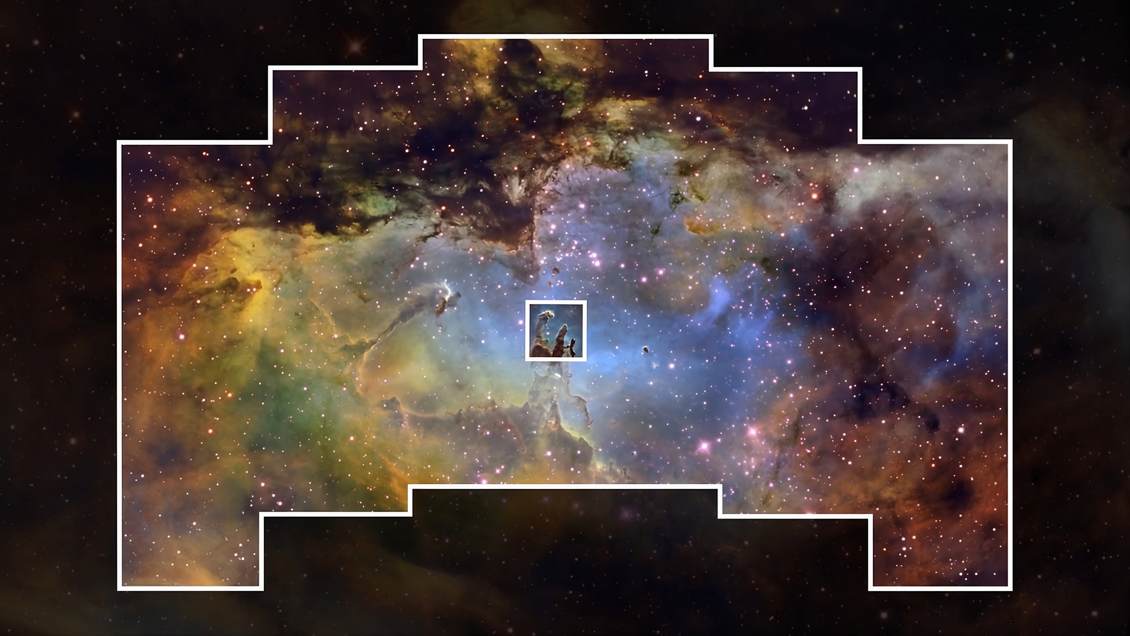 Roman vs Hubble Survey Scale